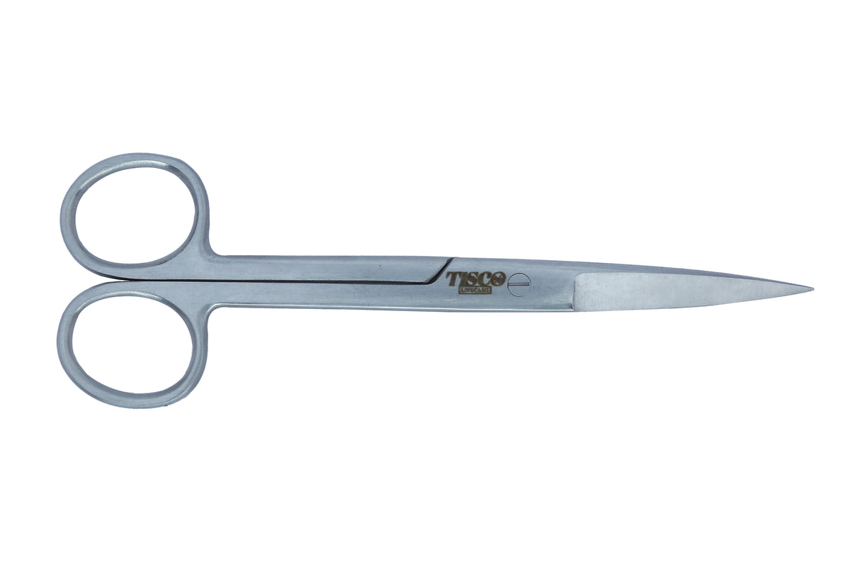 TISCO Lifecare Dressing Scissor Straight (Both Tips Pointed) 9" Stainless Steel Surgical Scissors