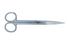 TISCO Lifecare Dressing Scissor Straight (Both Tips Pointed) 5" Stainless Steel Surgical Scissors