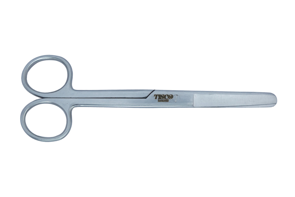 TISCO Lifecare Dressing Scissor Straight (Both Tips Blunt) 8" Stainless Steel Surgical Scissors