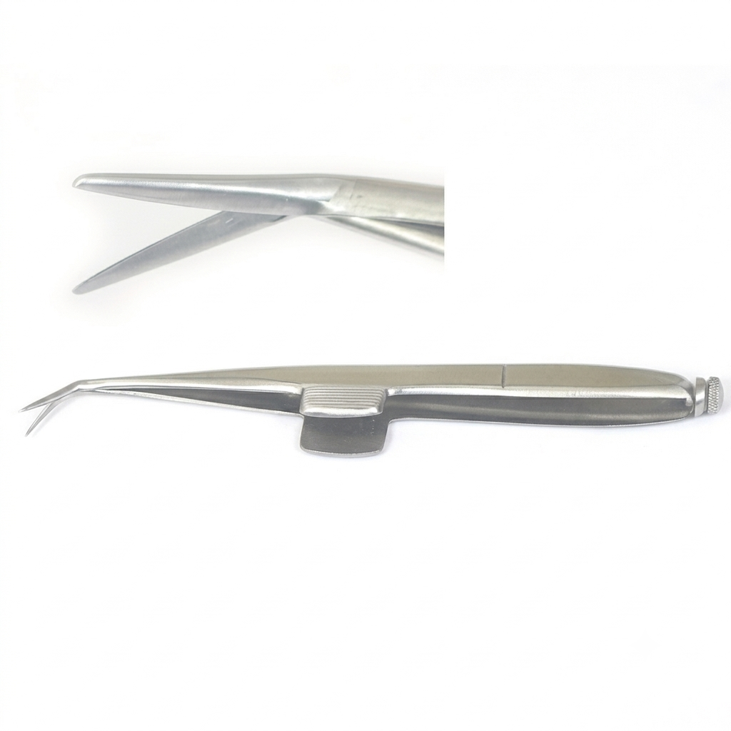 TISCO Lifecare De-wecker's Iris Scissors Blunt/Blunt Stainless Steel Ophthalmic Surgical Instrument