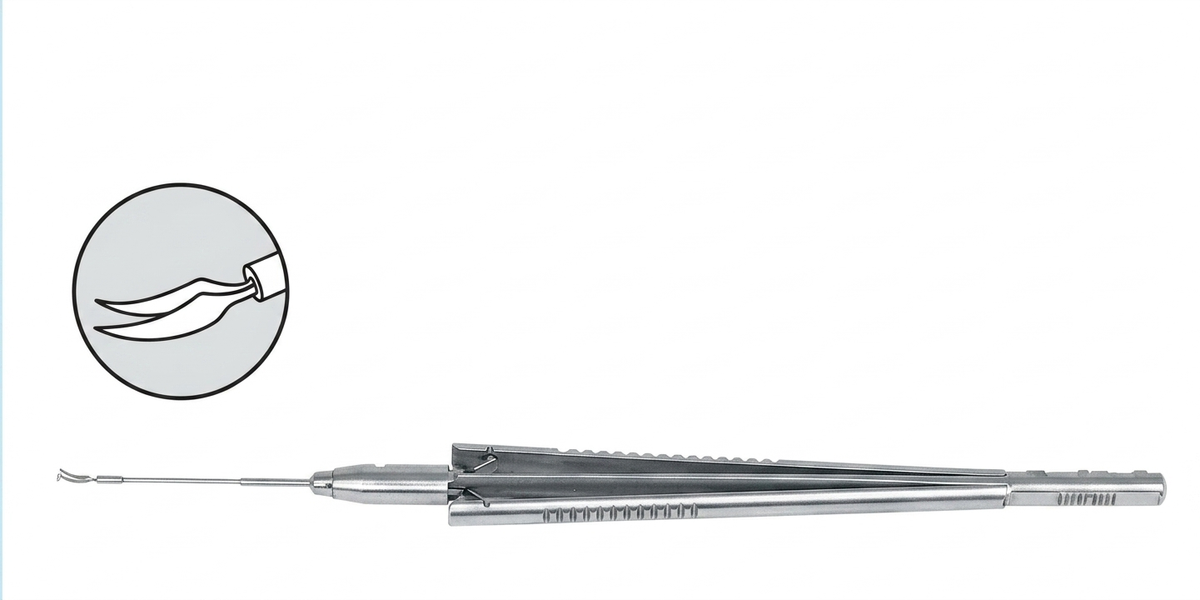TISCO Lifecare Dorc Type Forcep Capsularhexsis Stainless Steel Ophthalmic Surgical Instrument