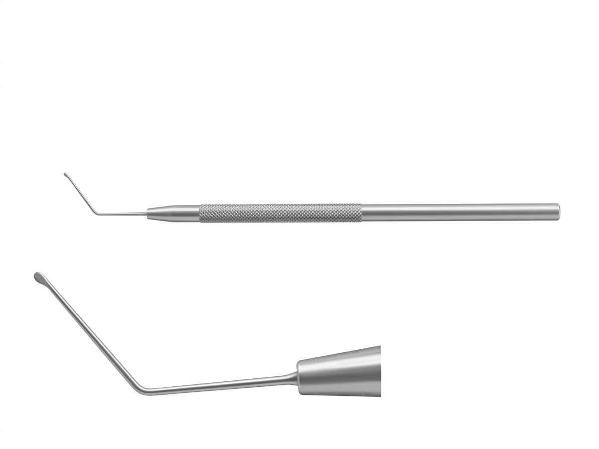 TISCO Lifecare Drysdale Nucleus Manipulator Paddle Shaped Tip Stainless Steel Ophthalmic Surgical Instrument