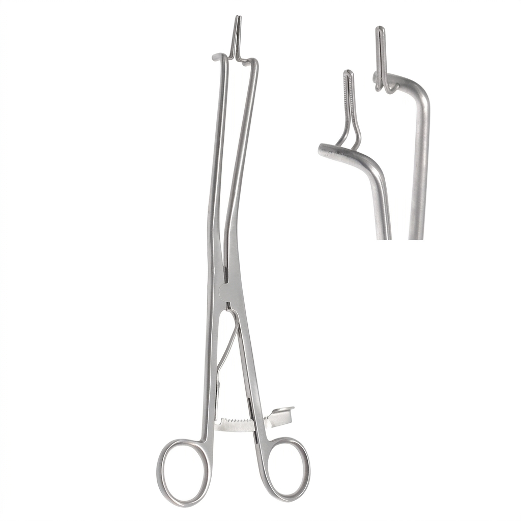 TISCO Lifecare Endocervical Speculum Kogan Forceps Stainless Steel Gynecological Surgical Instrument