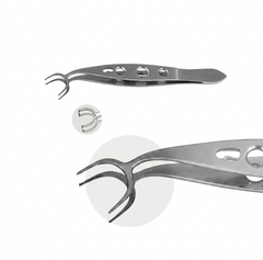 TISCO Lifecare Kramer Fixation Forceps 13 mm 1×2 Teeth Straight Without Lock – Precision Instrument for Controlled Tissue Handling
