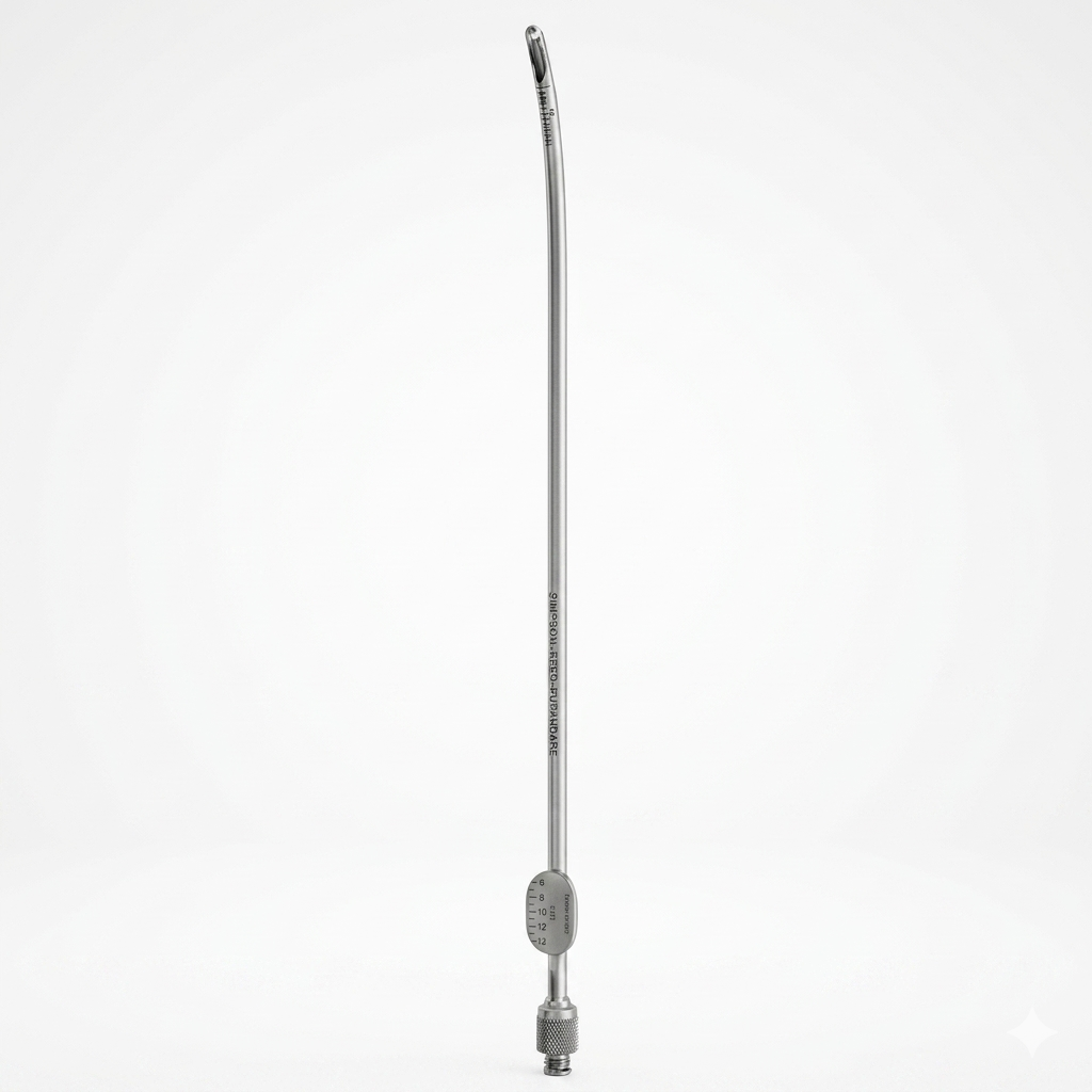 TISCO Lifecare Endometrial Biopsy Curette Stainless Steel Gynecological Surgical Instrument