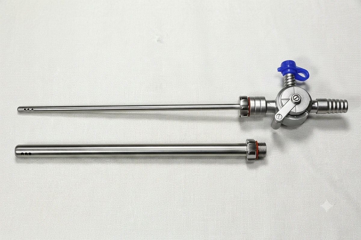 TISCO Lifecare Suction Irrigation Cannula 5mm/10mm Sliding Type – Laparoscopic Instrument