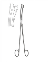 TISCO Lifecare Ovum Forceps Curved Cup 25cm (10 Inch) No. 2 Stainless Steel Surgical Instrument for Gynecological Use
