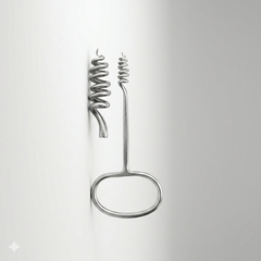 TISCO Lifecare Myoma Screw on Ring Handle Small Stainless Steel Gynecological Surgical Instrument