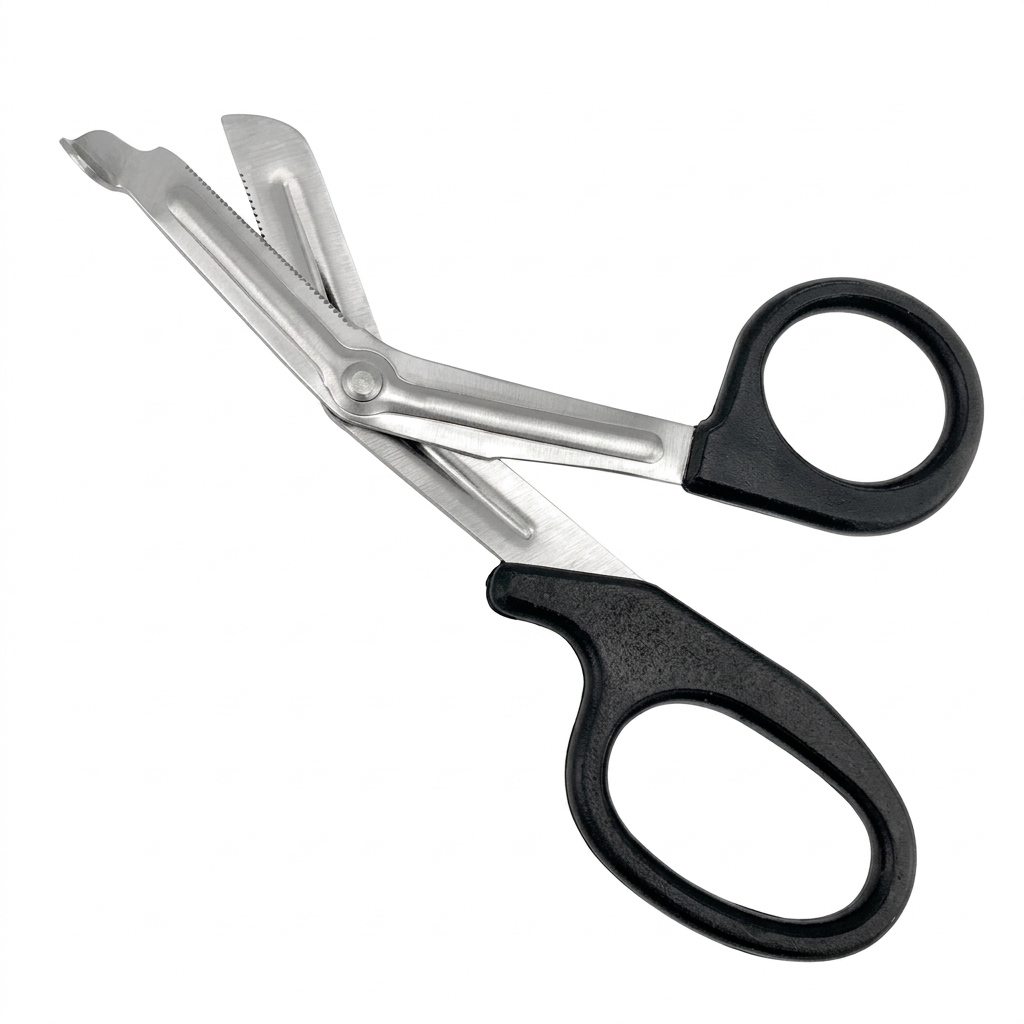TISCO Lifecare Universal Bandage and Cloth Cutting Scissor 18cm/7" – Surgical Stainless Steel Precision Instrument