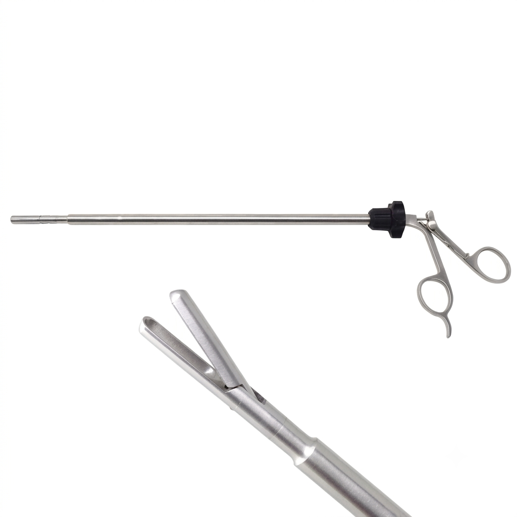 TISCO Lifecare Laparoscopic Spoon Forceps /Stone Holding Forceps Stainless Steel