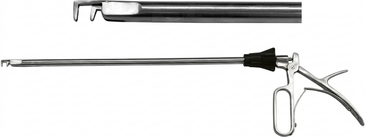 TISCO Lifecare Clip Applicator Right Angle (90°) – Reusable Laparoscopic Ligating Clip Applicator