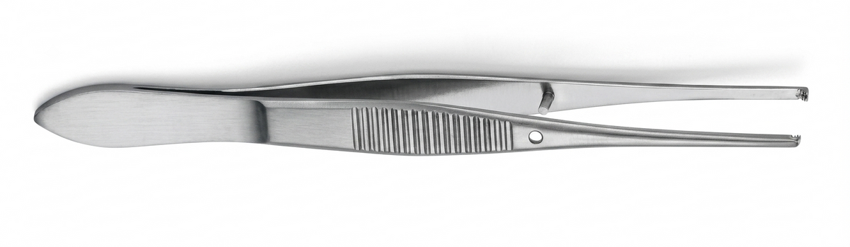 TISCO Lifecare Iris Forceps 1×2 Teeth Full Curved – Precision Ophthalmic Tissue Handling Instrument