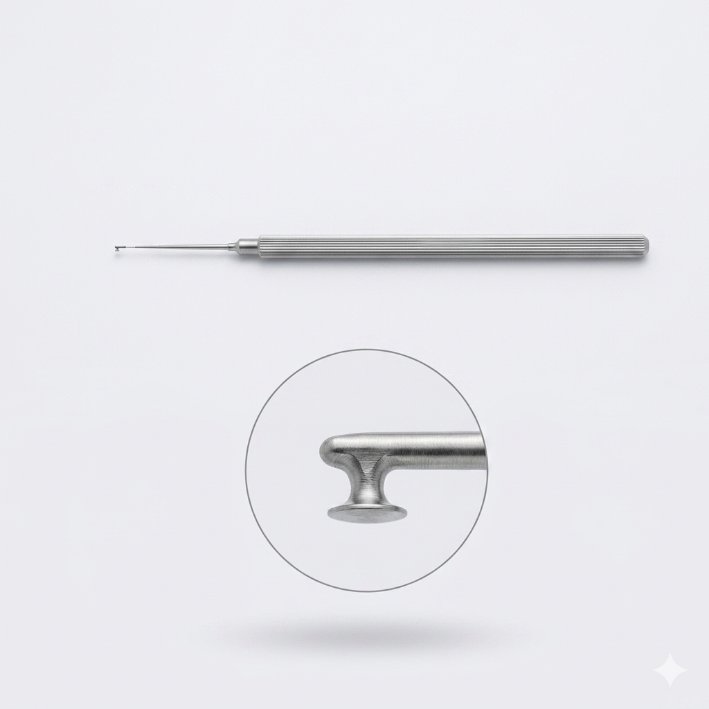 TISCO Lifecare Graether Collar Button Micro Iris Retractor St. Stainless Steel Ophthalmic Surgical Instrument