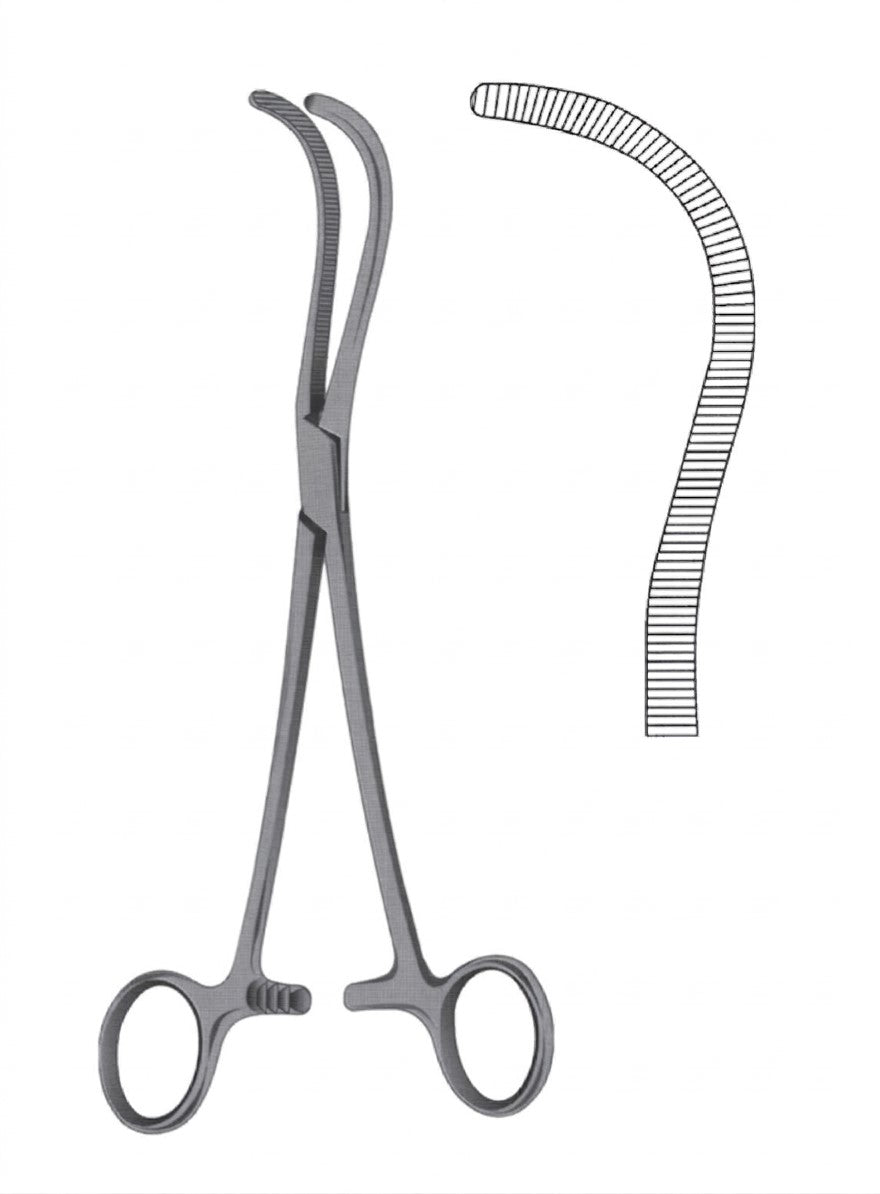 TISCO Lifecare Guyon Kidney Clamp – 23 cm (9”) | Premium Urology Surgical Instrument