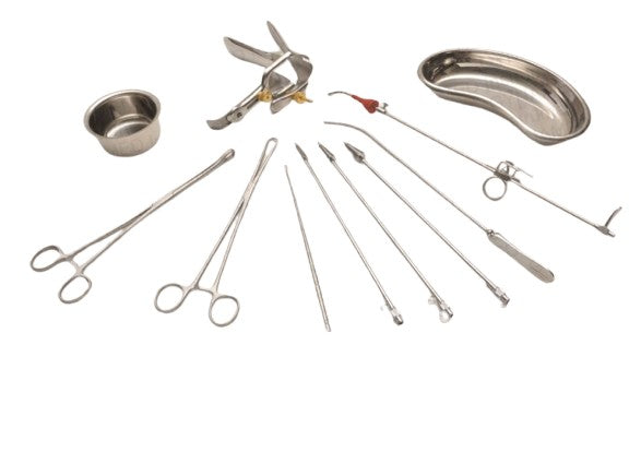 HSG Tray Instrument Set (17 Pcs) | Premium & Medium Quality | TISCO Lifecare