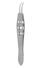 TISCO Lifecare Harms Tying Forceps Curved – Precision Instrument for Advanced Microsurgical Suturing