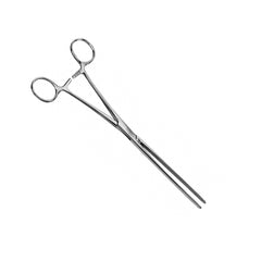 Intestinal Clamp – Longitudinal Serrated Jaws, Curved & Straight (6"–11") | Surgical Clamp
