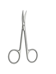 TISCO Lifecare Iris Scissors 10.5cm. Straight Stainless Steel Ophthalmic Surgical Instrument