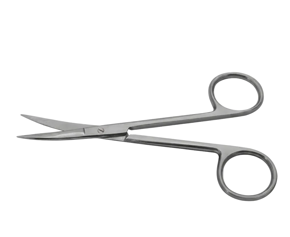 TISCO Lifecare Iris Scissors 10.5cm. Straight Stainless Steel Ophthalmic Surgical Instrument