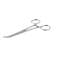 TISCO Lifecare Kelly Artery Forceps 5.5 Inch Curved Stainless Steel Surgical Instrument