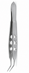 TISCO Lifecare Macpherson Forceps 5MM Angled Tying – Precision Ophthalmic Instrument for Microsurgical Suturing