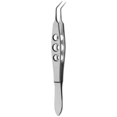 TISCO Lifecare Kelman McPherson Forceps 8mm Straight 1x2 Teeth – Precision Ophthalmic Surgical Instrument