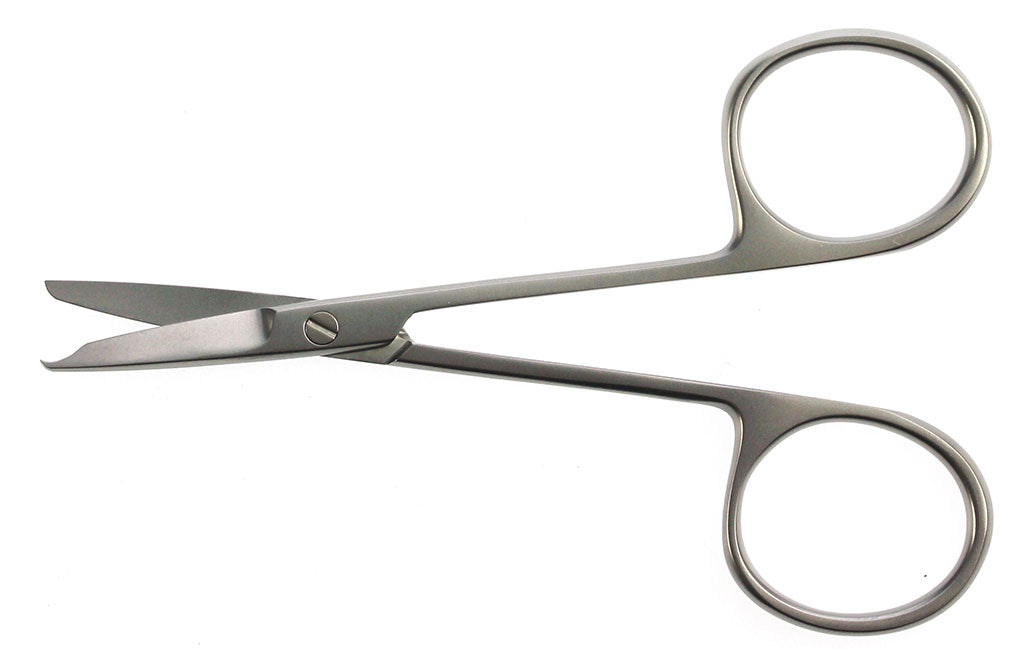 TISCO LIFECARE Ligature Notch Suture Scissor 10cm / 4" – Precision Stainless Steel Surgical Instrument