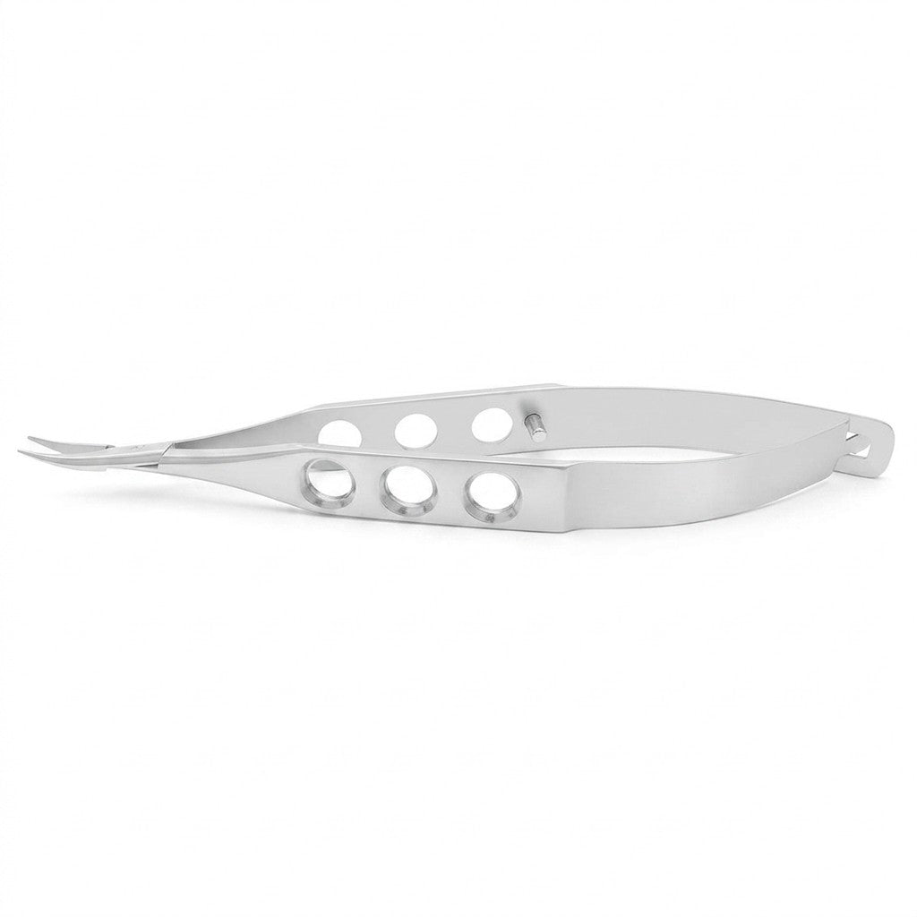 TISCO Lifecare McPherson Needle Holder Curved Without Lock – Precision Ophthalmic Microsurgical Instrument