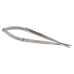 TISCO Lifecare Micro Scissor Spring Action Straight 8" (Round Pattern) – Surgical Stainless Steel Precision Instrument