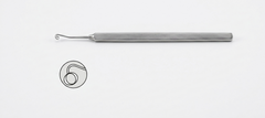 TISCO Lifecare Nightangle Capsule Polishing Curette Right Stainless Steel Ophthalmic Surgical Instrument