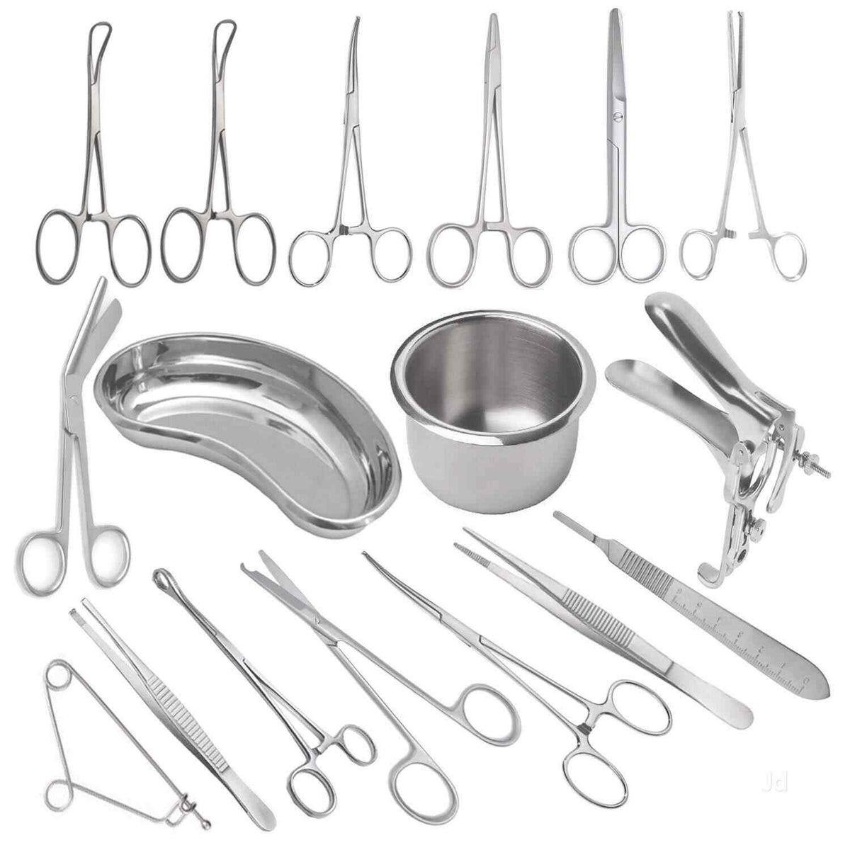 TISCO Lifecare Procedure Surgical Instrument Set – 17 Pcs (Premium Grade)