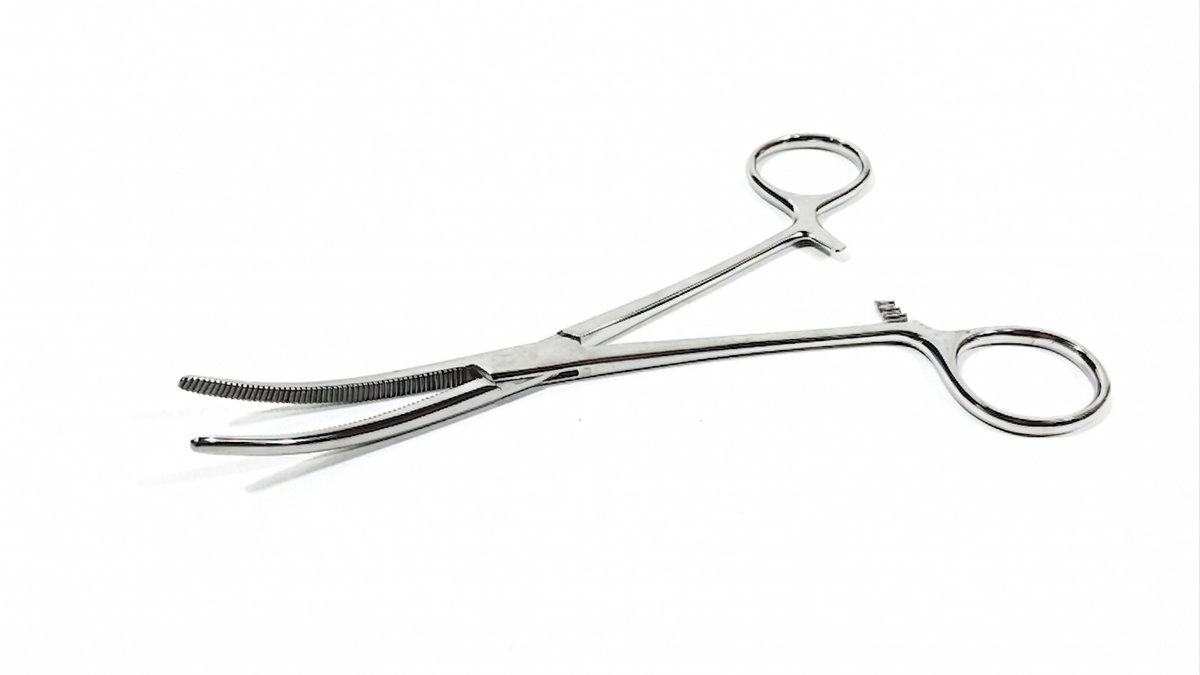 TISCO Lifecare Rochester Carmalt Artery Forceps 10 Inch Curved Stainless Steel Surgical Instrument