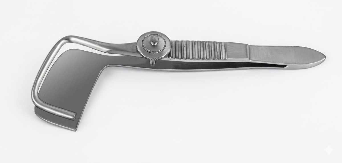 TISCO Lifecare Snellen Entropium Forceps Right Big – Precision Ophthalmic Instrument for Secure Eyelid Control