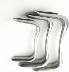 TISCO Lifecare Sims Vaginal Speculum Set of 3 | Premium Stainless Steel Gynecology Examination Instrument Set