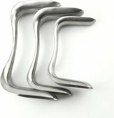 TISCO Lifecare Sims Vaginal Speculum Set of 3 | Premium Stainless Steel Gynecology Examination Instrument Set