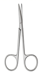 TISCO Lifecare Strabismus Scissors Curved Big Stainless Steel Ophthalmic Surgical Instrument