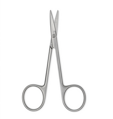 TISCO Lifecare Strabismus Scissors Straight Small Stainless Steel Ophthalmic Surgical Instrument