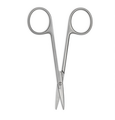 TISCO Lifecare Strabismus Scissors Straight Small Stainless Steel Ophthalmic Surgical Instrument