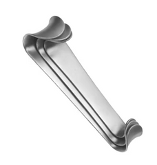 TISCO LIFECARE Roux “C” Shape Double Ended Retractor – Set of 3 Stainless Steel Surgical Retractors