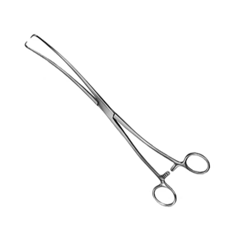 TISCO Lifecare Tennaculum Forceps – Curved Tip 25cm / 10”, Precision Stainless Steel Instrument