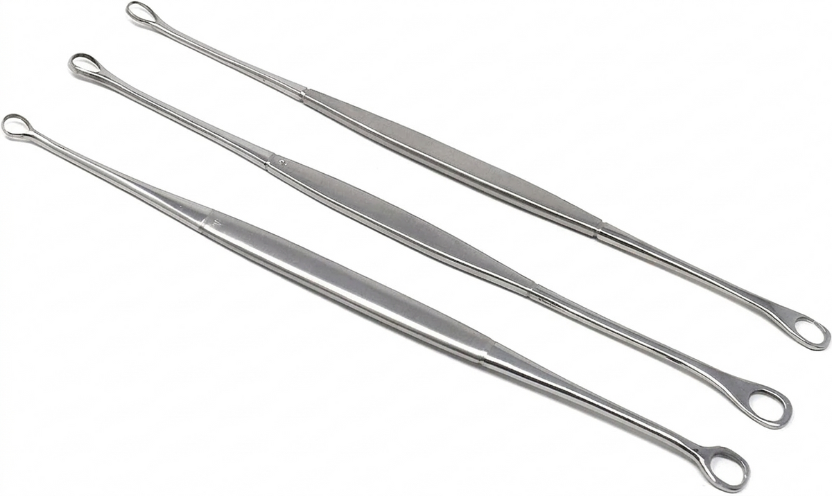 TISCO Lifecare Uterine Curette Double Ended Sharp/Blunt – Size 1 | Premium Stainless Steel Gynecology Surgical Instrument