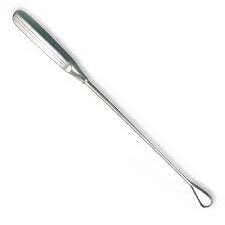 TISCO Lifecare Uterine Curette Single Ended Sharp – Size 3 | Premium Stainless Steel Gynecology Surgical Instrument