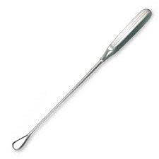 TISCO Lifecare Uterine Curette Single Ended Sharp – Size 3 | Premium Stainless Steel Gynecology Surgical Instrument
