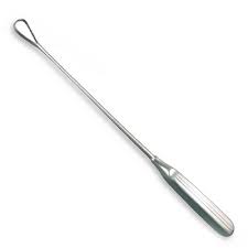 TISCO Lifecare Uterine Curette Single Ended Sharp – Size 3 | Premium Stainless Steel Gynecology Surgical Instrument
