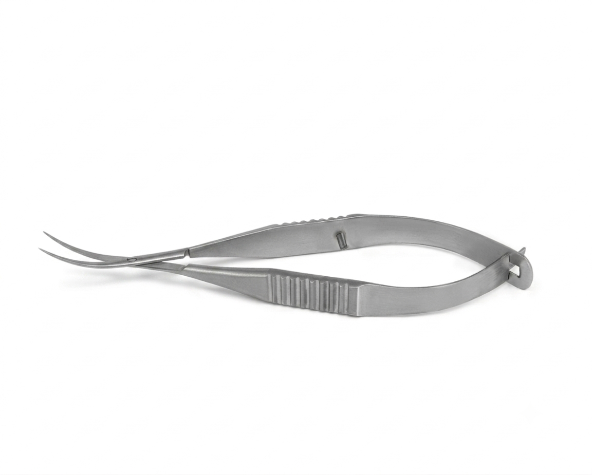 TISCO Lifecare Vannas Scissors Cud. 10MM Stainless Steel Ophthalmic Surgical Instrument