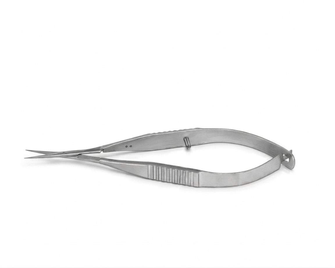 TISCO Lifecare Vannas Scissors St. 10MM Stainless Steel Ophthalmic Surgical Instrument