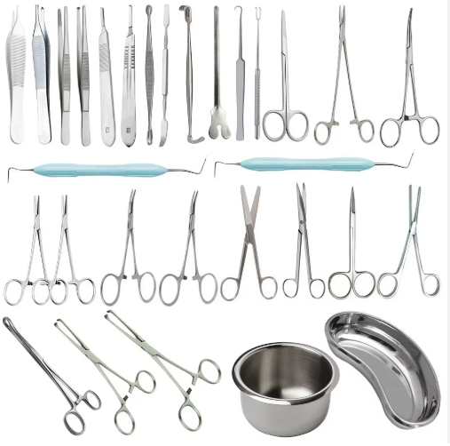 TISCO Lifecare Wound Surgery Instrument Set – 30 Pcs (Premium Grade)