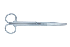 TISCO Lifecare Dressing Scissor Straight (1 Sharp x 1 Blunt Tip) 6" Stainless Steel Surgical Scissors