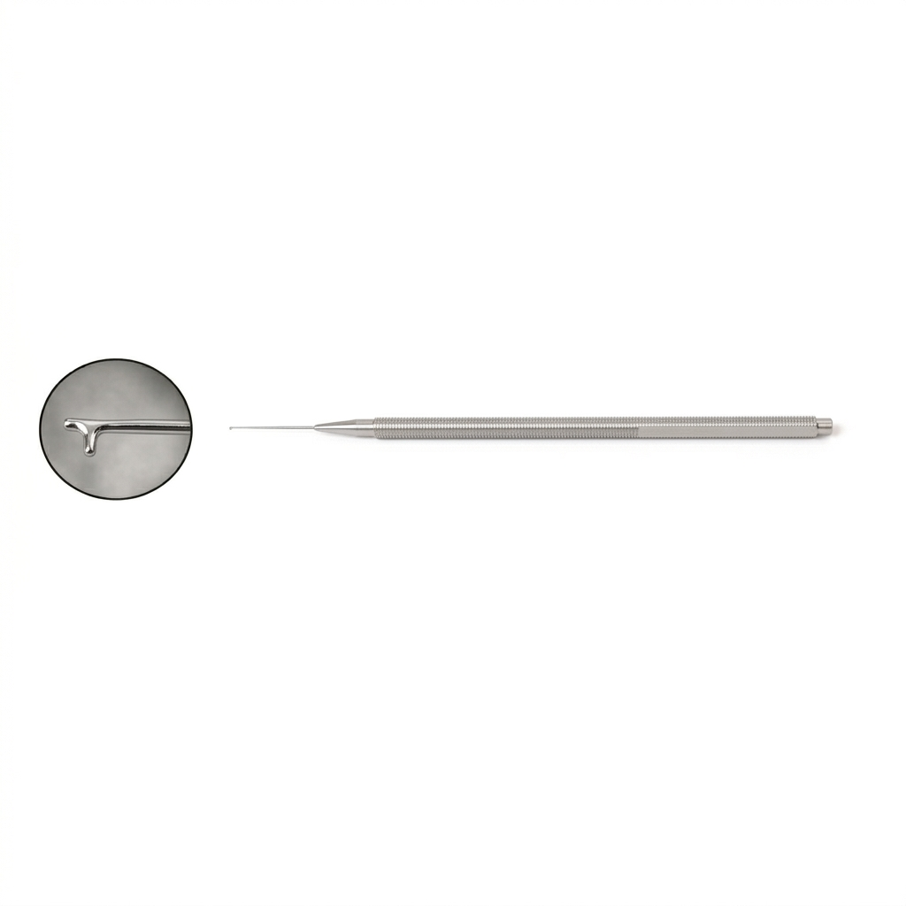 TISCO Lifecare fenzl lens Manipulating Hook T-Shaped St. Stainless Steel Ophthalmic Surgical Instrument